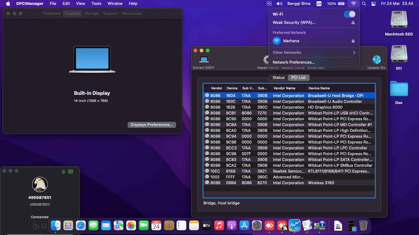 Lenovo G40 80 3rd [Broadwell   Intel HD 5500 + PS2]   OpenCore 2